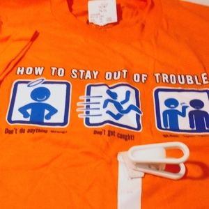 orbit brand,x-small 100% cotton boys tee shirt, orange